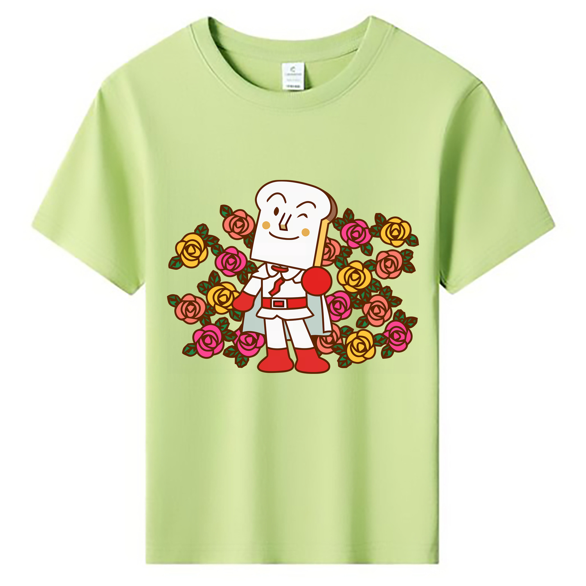 （画像用） アンパンマン Anpanman 綿100％キッズTシャツ（フロントプリント）